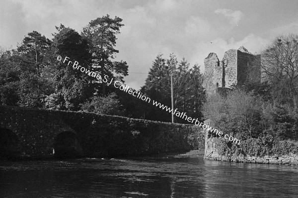 ABBEY FROM RIVER AT ABBEY BRIDGE